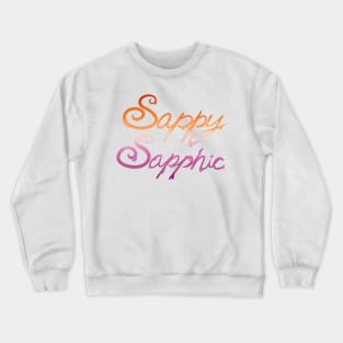 Sappy Sapphic Crewneck Sweatshirt